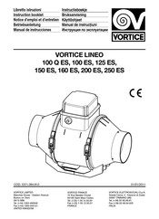 Vortice LINEO 100 ES Instructieboekje