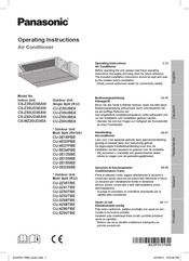 Panasonic CS-Z25UD3EAW Handleiding