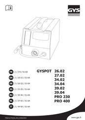 GYS GYSPOT PRO 400 Handleiding