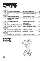 Makita DTW701 Gebruiksaanwijzing