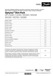 Danfoss Optyma Slim Pack MSHM Instructies