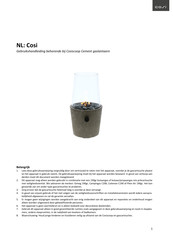 cosi Cosiscoop Cement Gebruikshandleiding