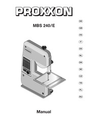 Proxxon MBS 240e Handleiding