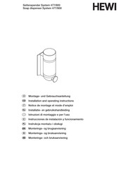 Hewi HW477.06.11005 Installatie En Gebruikshandleiding