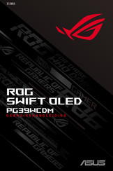 ASus ROG Swift OLED PG39WCDM Gebruikshandleiding