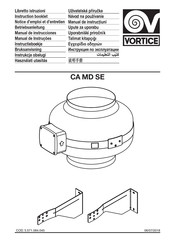 Vortice CA MD SE Handleiding