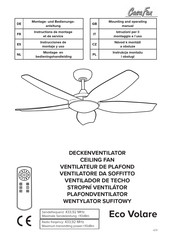 CasaFan Eco Volare Montage- En Bedieningshandleiding