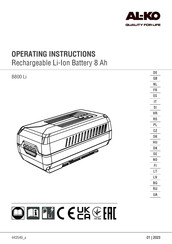 AL-KO B800 Li Handleiding