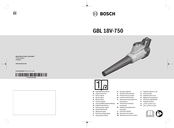 Bosch GBL 18V-750 Oorspronkelijke Gebruiksaanwijzing