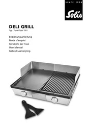 SOLIS Deli Grill 7951 Gebruiksaanwijzing