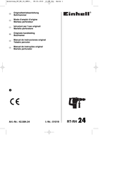 EINHELL 42.584.34 Originele Handleiding