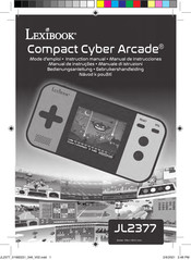 LEXIBOOK Compact Cyber ArcAde JL2377 Gebruikershandleiding