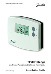 Danfoss TP5001-RF Installatiehandleiding