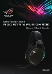 ASus ROG STRIX FUSION 500 Beknopte Handleiding