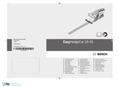 Bosch EasyHedgeCut 18-45 Oorspronkelijke Gebruiksaanwijzing