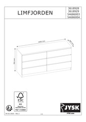 Jysk LIMFJORDEN 3618928 Handleiding