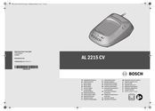 Bosch AL 2215 CV Oorspronkelijke Gebruiksaanwijzing