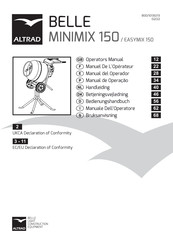 Altrad BELLE MINIMIX 150 Handleiding