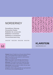 Klarstein NORDERNEY Handleiding