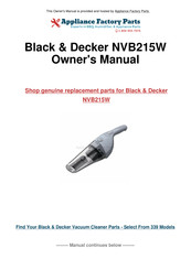 Black & Decker WDB115WA Vertaling Van De Originele Handleiding