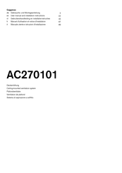 Gaggenau AC270101 Gebruikershandleiding En Installatie-Instructies