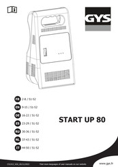 GYS START UP 80 Gebruiksaanwijzing