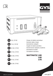 GYS WATTMATIC 140 Gebruiksaanwijzing