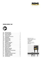 REMS EMSG 160 Handleiding