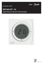 Danfoss OpenTherm RET2001OT Installatiehandleiding