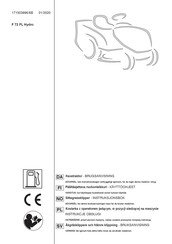 Stiga F 72 FL Vertaling Van De Oorspronkelijke Gebruiksaanwijzing