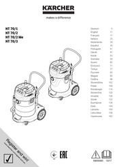 Kärcher NT 70/3 Originele Gebruiksaanwijzing