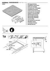 Gaggenau VI461 Installatievoorschrift