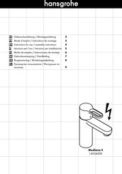 Hansgrohe Mediano S 14034000 Gebruiksaanwijzing