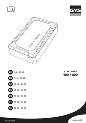 GYS STARTRONIC 800 Handleiding