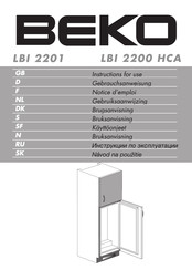 Beko LBI 2201 Gebruiksaanwijzing