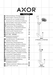 Hansgrohe AXOR Uno2 27986 Series Gebruiksaanwijzing