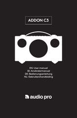 Audio Pro ADDON C3 Gebruikershandleiding