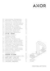 Hansgrohe AXOR Citterio 39136 Series Gebruiksaanwijzing