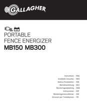 Gallagher MB150 Installatie-Instructie