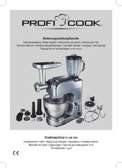 Profi Cook PC-KM 1004 Gebruiksaanwijzing