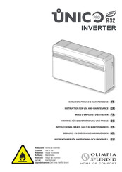 Olimpia splendid Unico Gebruiks- En Onderhoudshandleiding