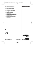 EINHELL 44.306.14 Originele Handleiding