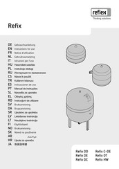 Reflex Refix HW Gebruiksaanwijzing