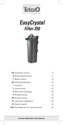 Tetra EasyCrystal Filter 250 Gebruiksaanwijzing