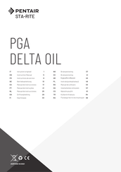 Pentair PGA DELTA OIL Handleiding