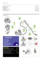 Dyson DC 32 Handleiding