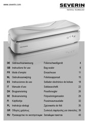 SEVERIN K279.1 Handleiding