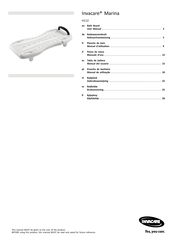 Invacare Marina H112 Gebruiksaanwijzing