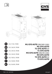 GYS M3 AUTO 240 Handleiding