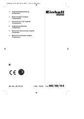 EINHELL Expert 40.101.91 Originele Handleiding